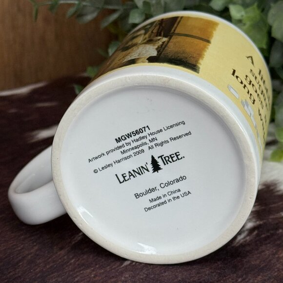 Leanin’ Tree “A Little Sugar Goes a Long Way!” Ceramic Mug - Lesley Harrison - Picture 12 of 12
